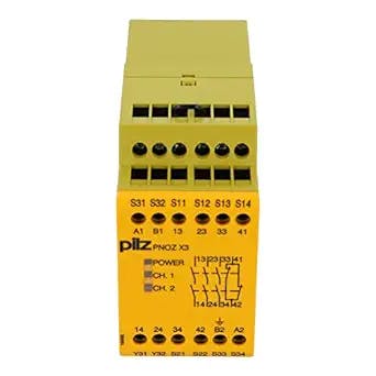 PNOZ/X3/230VAC/24VDC | 774318 | 774318 | PILZ Safety Relay, 1/2 Channel Wiring, 3NO, AUTO, 230VAC, 45MM Width, E Stop Monitor, Screw Terminal
