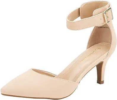 Slay All Day in Comfort and Style with DREAM PAIRS Women's Lowpointed Low Heel Dress Pump Shoes