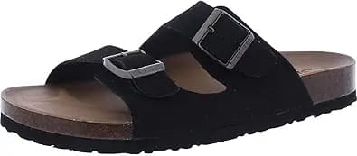 Skechers Women's Luxe Fresh Spirit Two Strap Granola Sandal Comfort Footbed