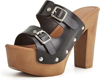 Get Ready to Step Up Your Style Game with These Black Party Sandals!