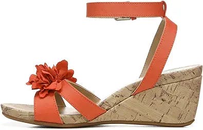 Step Up Your Shoe Game with the Naturalizer Women's Areda Flower Wedge Sand