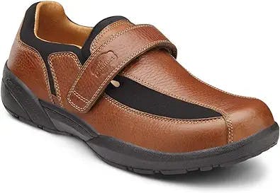 Dr. Comfort Douglas Men's Therapeutic Shoes - Leather - Extra Depth Diabetic Shoes for Men with Removable Insoles
