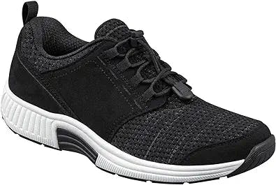 Orthofeet The Ultimate Walking Shoes for Women - Ideal for Plantar Fasciitis, Foot & Heel Pain Relief. Arch Support, Cushioning Ergonomic Sole & Extended Widths - Francis Sneakers