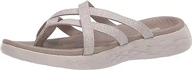 Skechers On The Go 600-Dainty Flat Sandal: The Perfect Flat for Your Wide Feet!