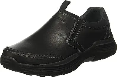 Slip into Comfortable Style with the Skechers Men's Expended-morgo Leather 