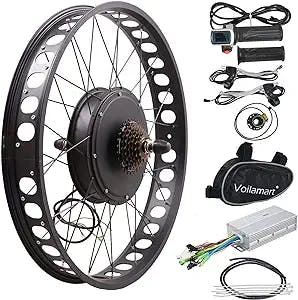 Rev up with the Voilamart Electric Bicycle Kit - The Ultimate E-Bike Conversion Kit for Your Road Bike!