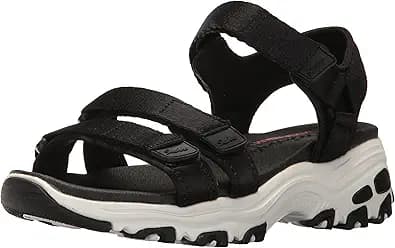 Skechers Women's D'Lites-Fresh Catch Wedge Sandal