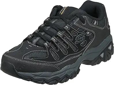 Skechers Men's Afterburn Memory-Foam Lace-up Sneaker